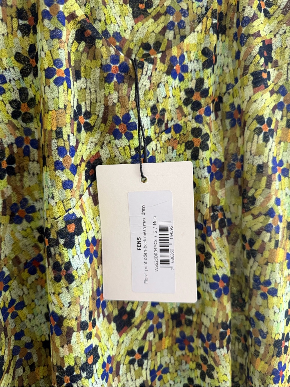 Siedres Fens Floral Mesh Maxi Dress - Picture 6 of 8